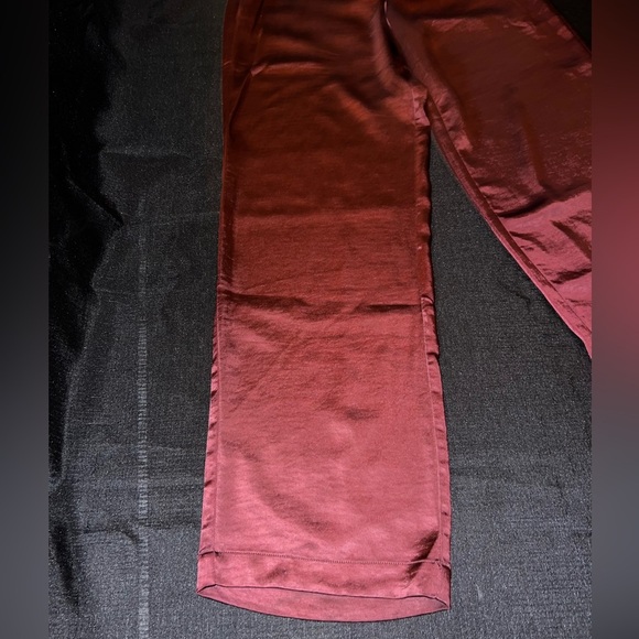 Good American  Washed Satin Wide-Leg Trousers - Picture 9 of 11